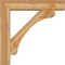 Ekena Millwork Legacy Block Rough Sawn Bracket w/ Offset Brace, Western Red Cedar, 8"W x 40"D x 40"H BKT0806X40X40LEC05RWR - alternate 2